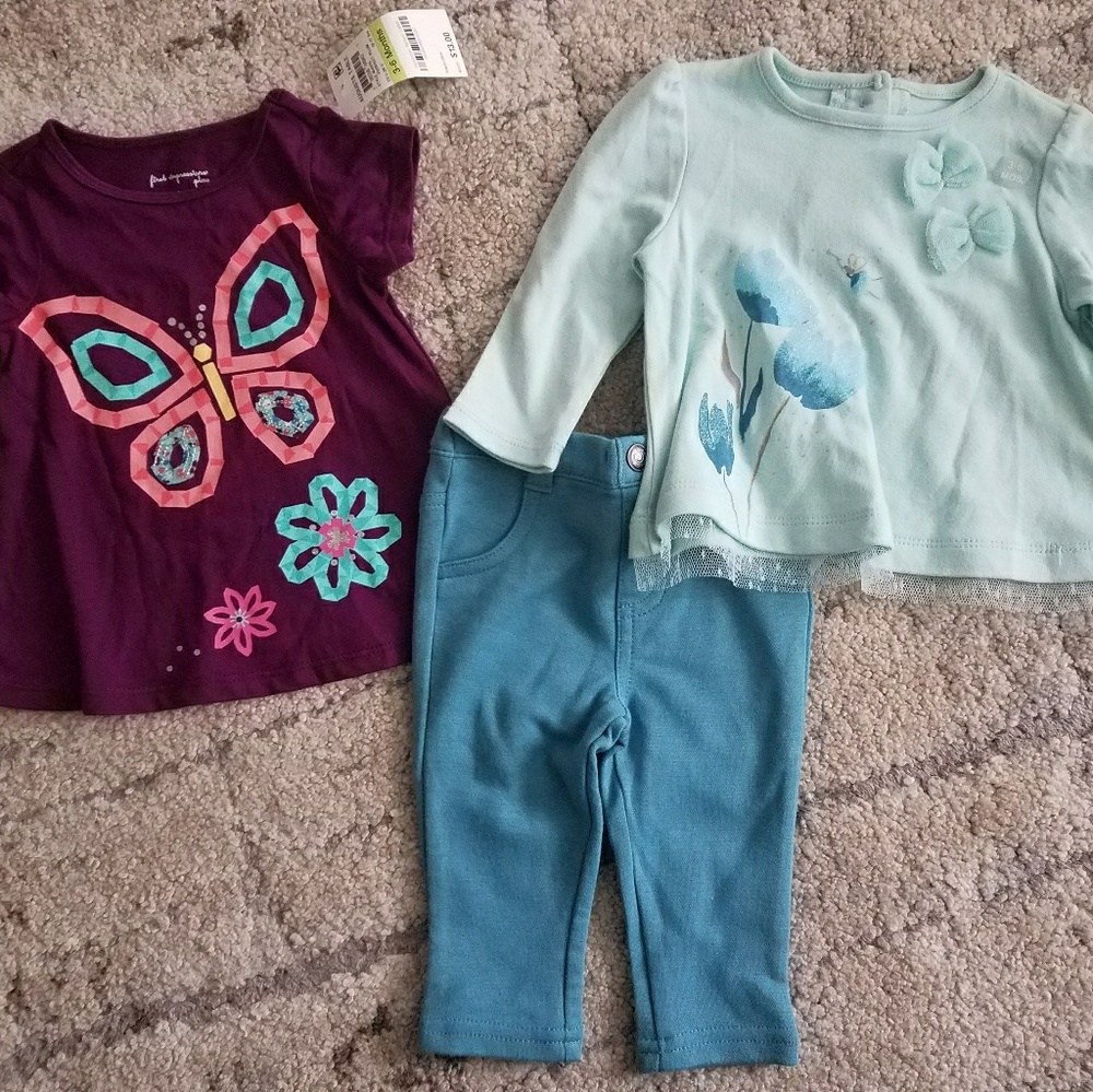 Baby girl 3-6 month clothes bundle